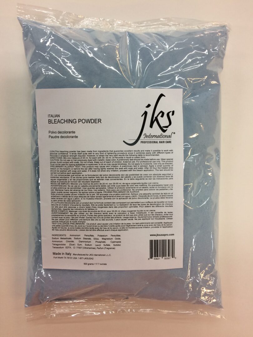 JKS Refill Blue Bleach 17.6oz Friends Beauty Supply