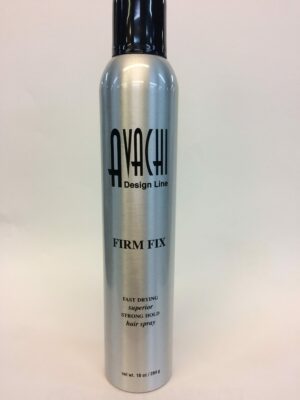 A silver spray can with the word avachi on it.
