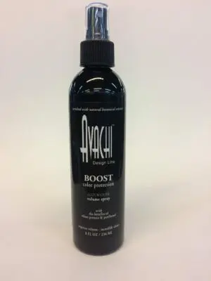 A bottle of arash fragrance boost