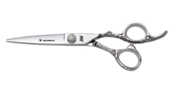 A pair of scissors with the logo for ak kronos.