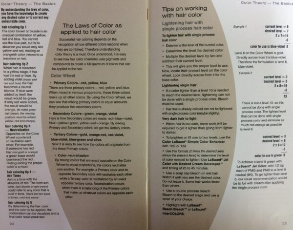 A close up of the inside pages of a pamphlet