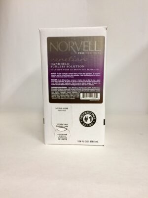 A box of norvell sunless tanning lotion.