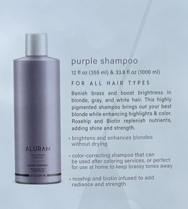 Aluram Purple Toning Shampoo