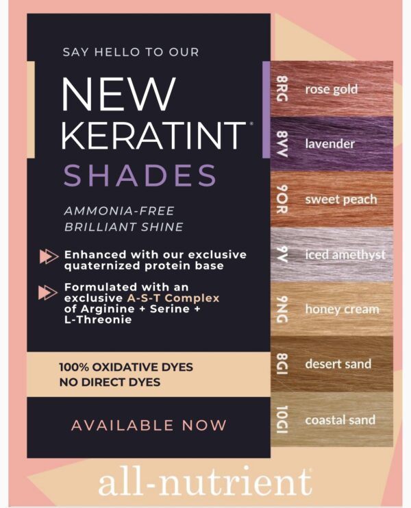 AA - All Nutrient Keratint New Colors