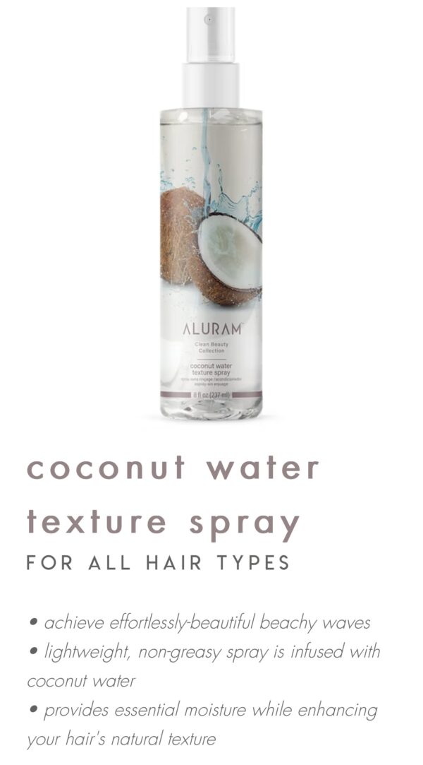 Aluram Coconut Water Texture Spray 8oz