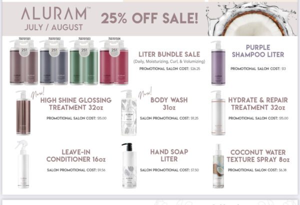 ..Aluram Specials July - August 2025 Alabama / Mississippi Only